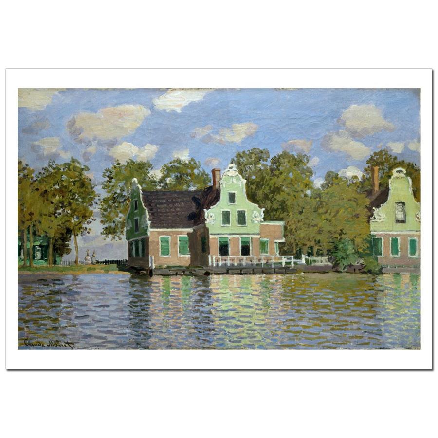 モネ ザーンダムのザーン川沿いの家  B4〜A2サイズ ジクレーポスター | 