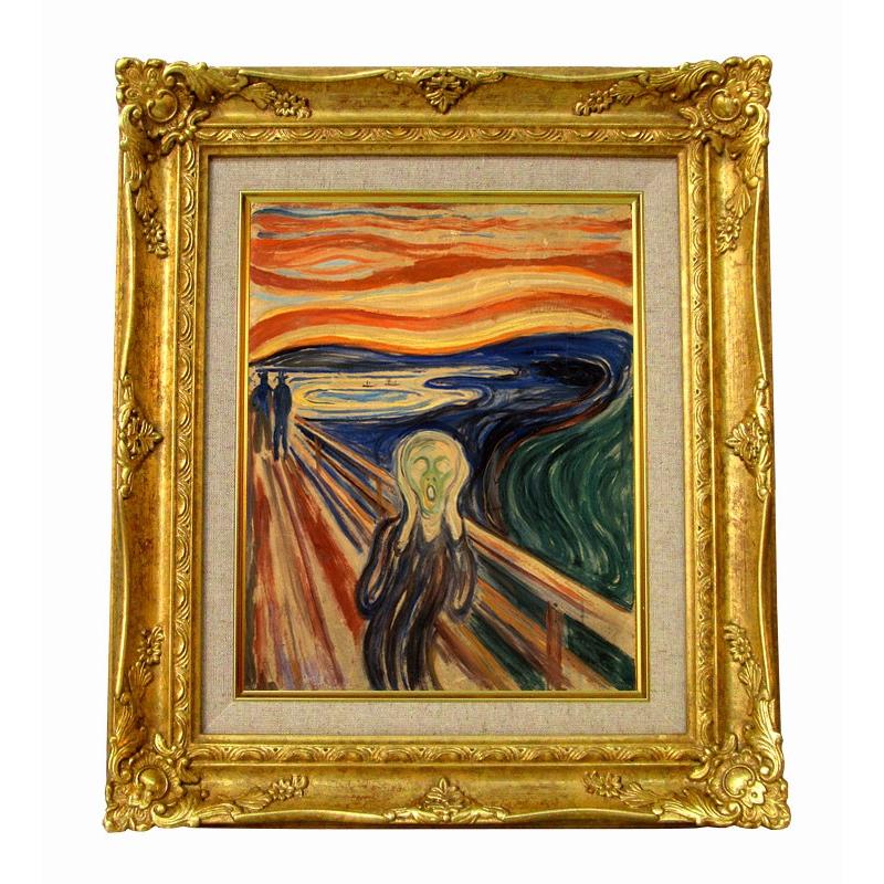 世界の名画 ムンク 叫び(1910年テンペラ画) ジークレー 世界の名画 ムンク 叫び(1910年テンペラ画) ジークレー