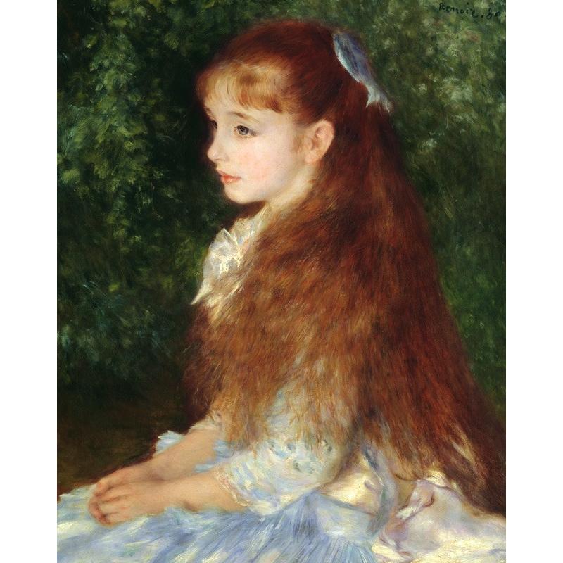 世界の名画 ルノワール イレーヌ嬢の肖像 ジクレーキャンバス 世界の名画 ルノワール イレーヌ嬢の肖像 ジクレーキャンバス