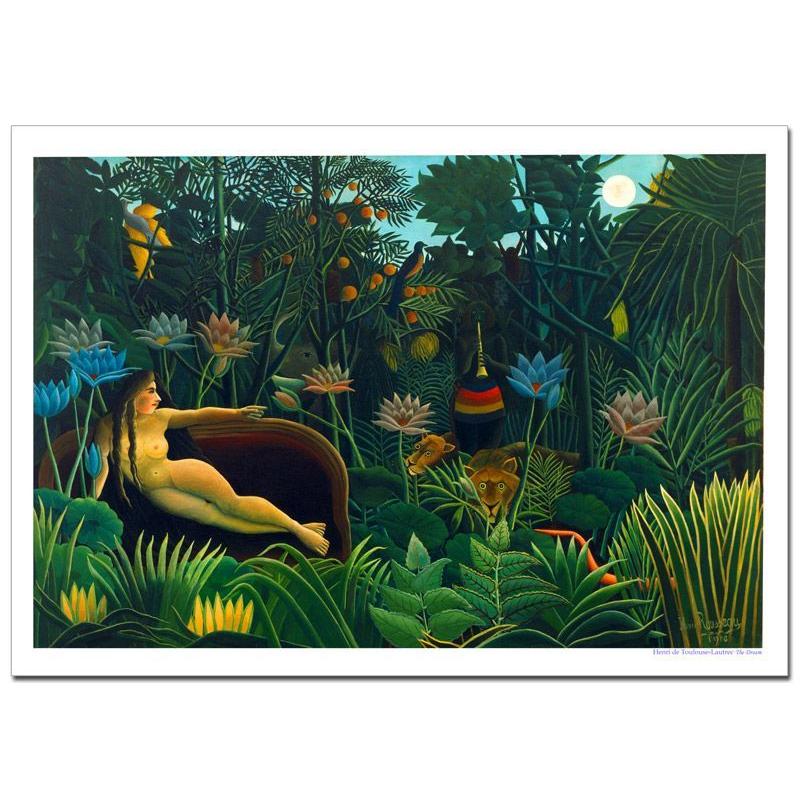 ルソー 夢 ジクレーアートポスター B4 (364ミリ×257ミリ) : サクシード