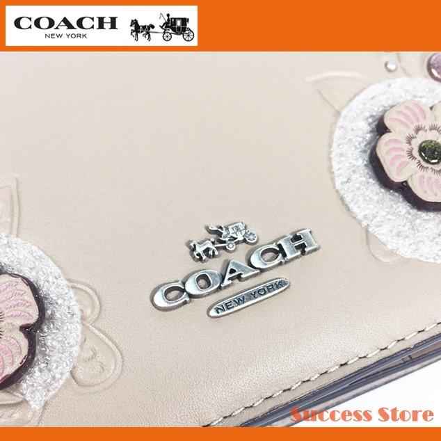 コーチ 財布 長財布 レディース Coach スリム グラブタン レザー ウィズ ティー ローズ ツーリング 12043 ストーン 直営ブティック 人気 セール 12043stone Successストア 通販 Yahoo ショッピング
