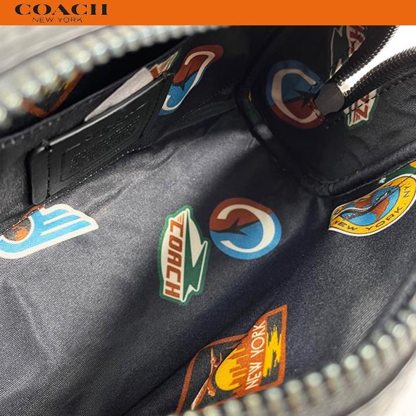 コーチ アウトレット メンズ クラッチバッグ セカンドバッグ ポーチ COACH スモール トラベル シグネチャー 2515 ブラック 新品 セール｜success0613｜08