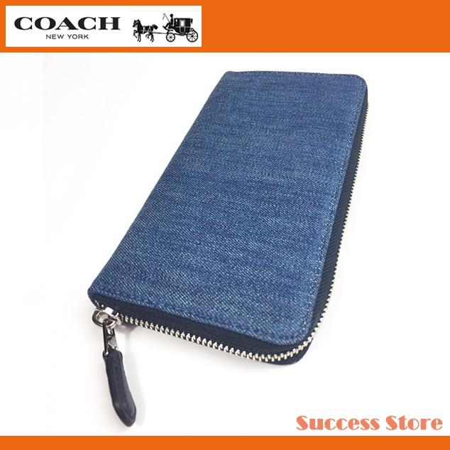 コーチ アウトレット レディース 財布 長財布 Coach アコーディオン ウォレット ブルー ハワイ パッチ F デニム 花柄 メンズ 新作 Successストア 通販 Yahoo ショッピング