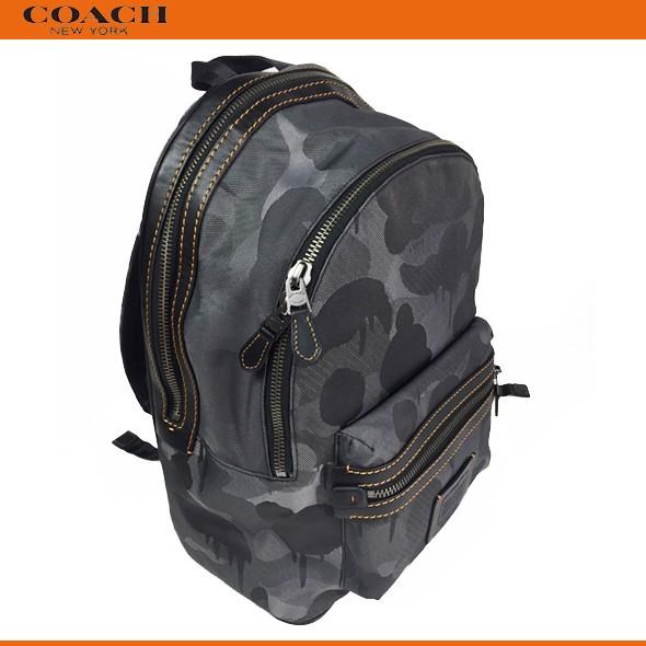 コーチ メンズ リュックサック バックパック カモフラ アカデミー
