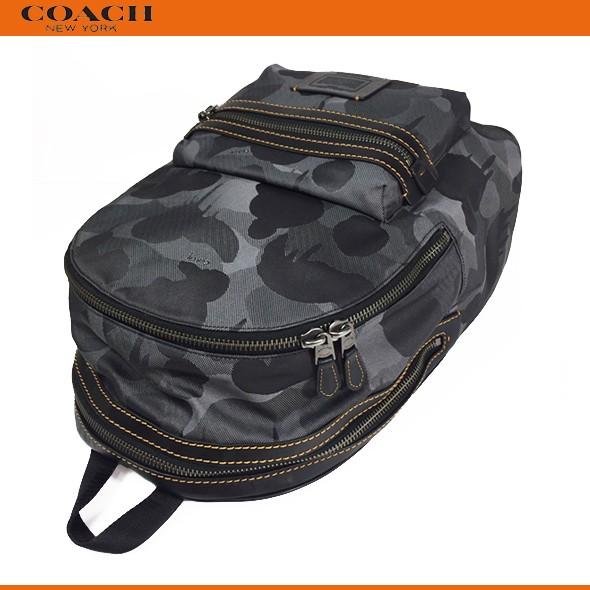 コーチ メンズ リュックサック バックパック カモフラ アカデミー