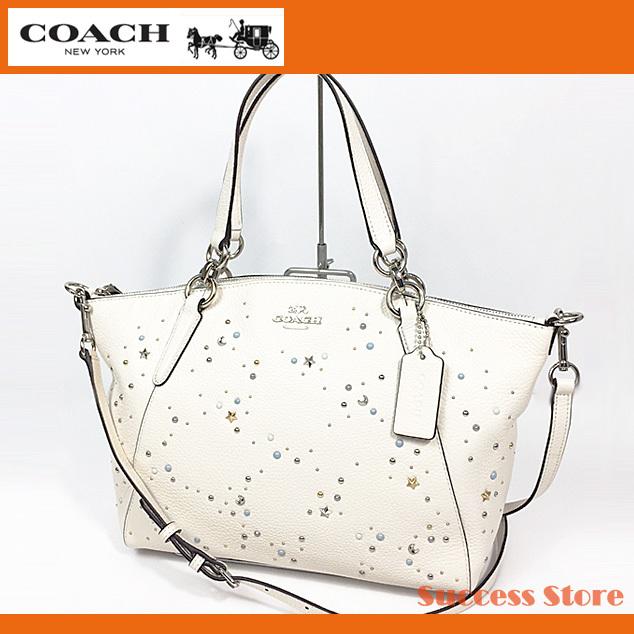 コーチ アウトレット レディース ショルダーバッグ ハンドバッグ Coach スモール ケルシー サッチェル セレスティアル スタッズ 2way F29597 チョーク 新作 29597chk Successストア 通販 Yahoo ショッピング