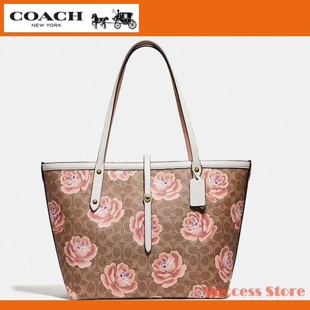 最安価格 スモークグリーン シグネチャー 大薔薇 トートバッグ 新品 未使用 Coach トートバッグ Shelbyfire Org