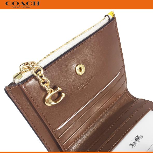 コーチ レディース 財布 二つ折り財布 ミニ財布 アウトレット Coach スナップ カード ケース レインボー シグネチャー 3307 チョーク Imcah 限定 新品 新作 3307 Chalk Successストア 通販 Yahoo ショッピング