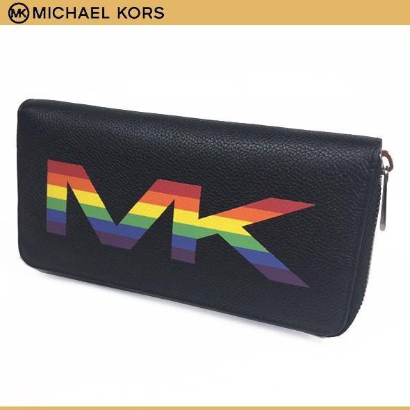マイケルコース メンズ 財布 長財布 MICHAEL KORS KENT MK レインボー
