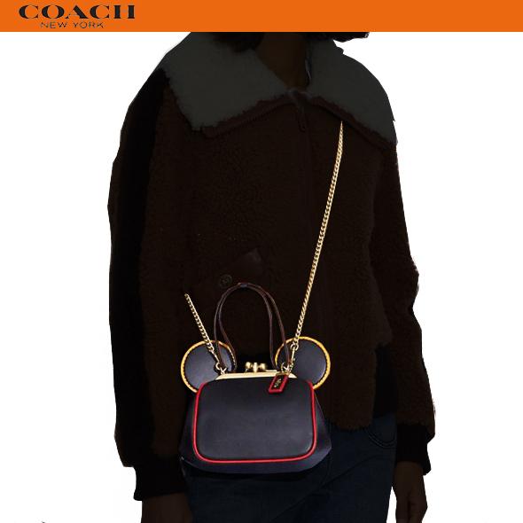 コーチ レディース バッグ ショルダーバッグ COACH ディズニー ミッキーマウス x キースヘリング コラボ キスロック 4720 新品