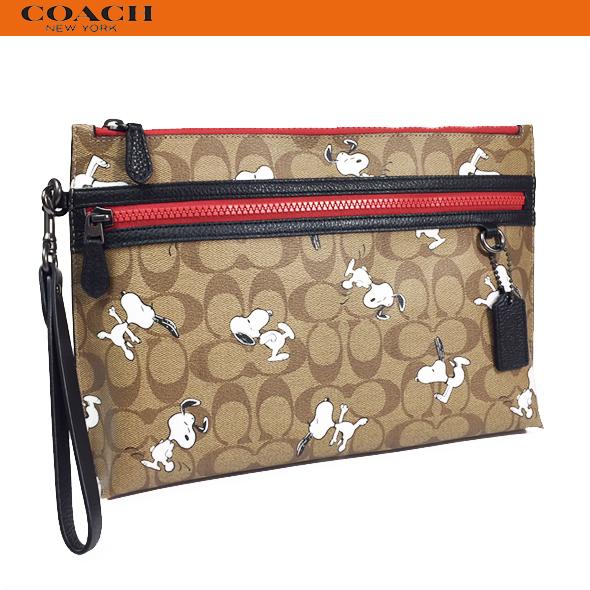 COACH X PEANUTS コーチ x スヌーピー コラボ クラッチバッグ バッグ