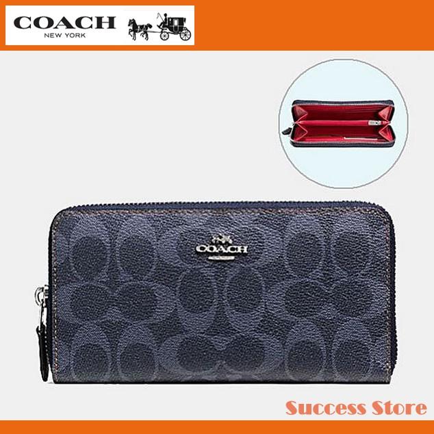 コーチ レディース 財布 長財布 Coach デニム シグネチャー ラウンドファスナー デニムネイビー アウトレット 人気 メンズ 国内発 Successストア 通販 Yahoo ショッピング