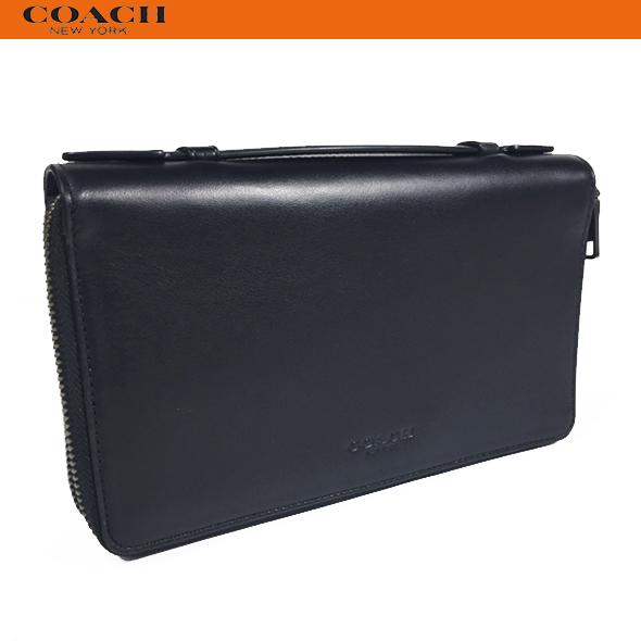 コーチ メンズ 財布 長財布 COACH ダブル ジップ トラベル オーガナイザー イン カーフ レザー 66855 ブラック セカンドバッグ ブティック品 新作 新品 セール :66855black:Successストア - 通販 - Yahoo!ショッピング