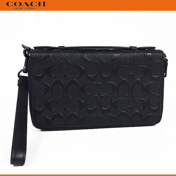 コーチ アウトレット メンズ 長財布 財布 COACH ダブル ジップ