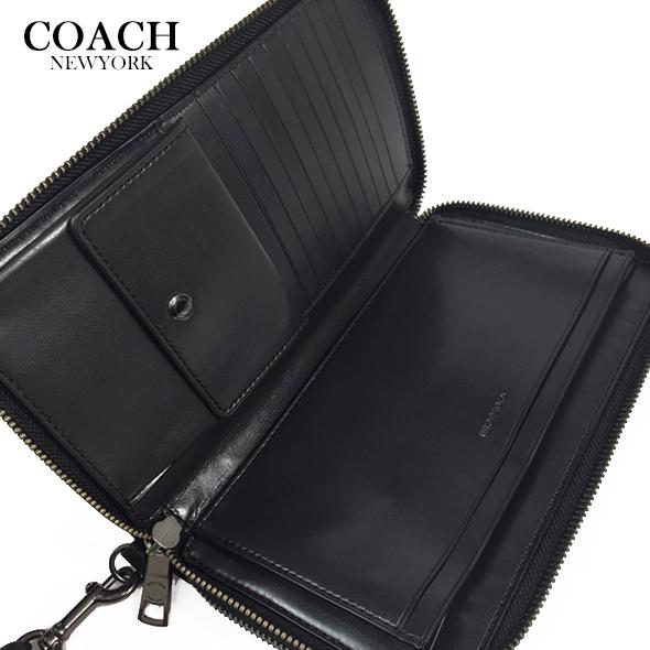 COACH（コーチ） アウトレット メンズ 長財布 財布 ダブル ジップ