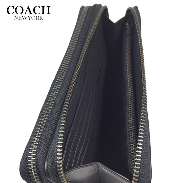 COACH（コーチ） アウトレット メンズ 長財布 財布 ダブル ジップ