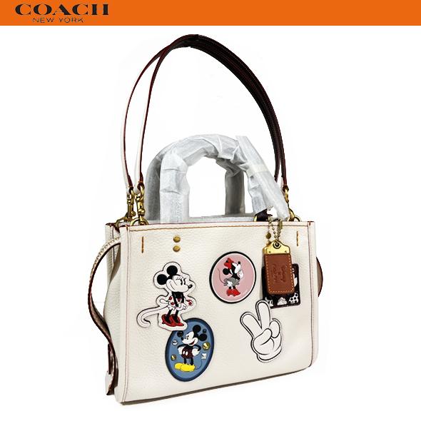 売り出し新品 コーチ X ディズニー コラボ レディース バッグ ショルダーバッグ Disney X Coach ルージュ 25 パッチ 691 ミッキーマウス ブティック セール 新品 純正最安値 Ssl Daikyogo Or Jp