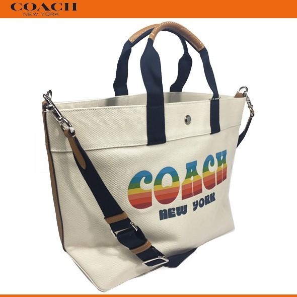 コーチ レディース メンズ キャンバス トートバッグ バッグ アウトレット Coach エキストラ ラージ レインボー F チョーク グラデーション 虹 新作 svcah Successストア 通販 Yahoo ショッピング