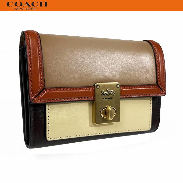 コーチ アウトレット レディース 財布 Coach ハットン ウォレット カラー ブロック レザー 242 人気商品 セール 新品 242 B4ptl Successストア 通販 Yahoo ショッピング