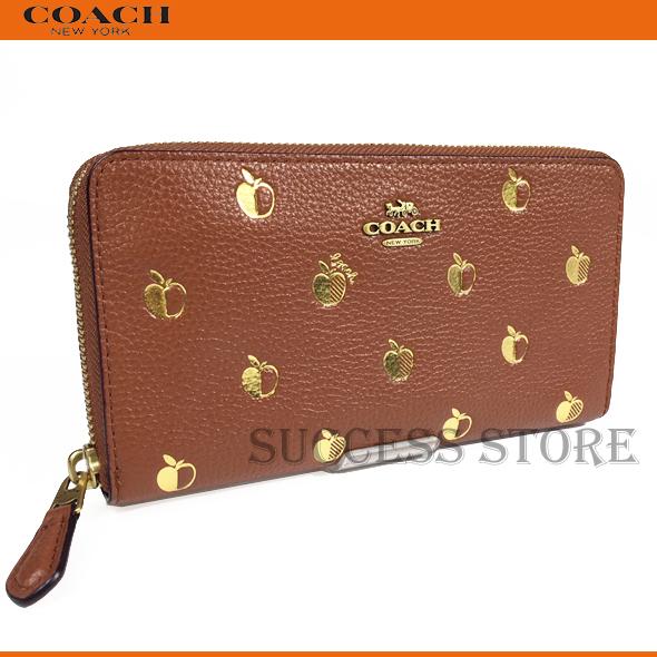 コーチ レディース 財布 長財布 Coach アコーディオン ジップ ウォレット アップル レザー りんご 902 サドルマルチ B4sae ブティック品 新作 新品 セール 902 Saddle Successストア 通販 Yahoo ショッピング