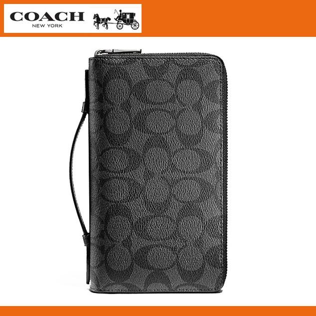 コーチ財布>COACH/コーチ長財布 F93504 メンズ ダブルジップ財布 コーチ財布>COACH/コーチ長財布 F93504 メンズ ダブルジップ財布