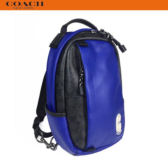 コーチ アウトレット メンズ ボディバッグ バックパック バッグ Coach エッジ パック カラーブロック シグネチャー C1329 ブルー ブラック 新作 新品 セール C1329 Qbs7b Successストア 通販 Yahoo ショッピング