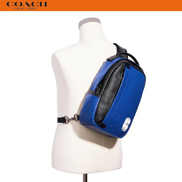 コーチ アウトレット メンズ ボディバッグ バックパック バッグ Coach エッジ パック カラーブロック シグネチャー C1329 ブルー ブラック 新作 新品 セール C1329 Qbs7b Successストア 通販 Yahoo ショッピング