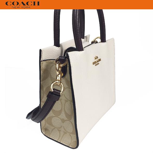 コーチ アウトレット レディース ショルダーバッグ バッグ Coach ミニ キャリー クロスボディ カラーブロック シグネチャー C2183 ライト カーキマルチ 新作 C2183 Imot4 Successストア 通販 Yahoo ショッピング