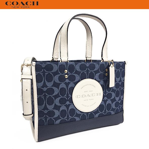 コーチ アウトレット レディース ショルダー 2way バッグ トートバッグ Coach デンプシー キャリオール シグネチャー パッチ C26 デニム マルチ 新作 新品 C26 Imdei Successストア 通販 Yahoo ショッピング