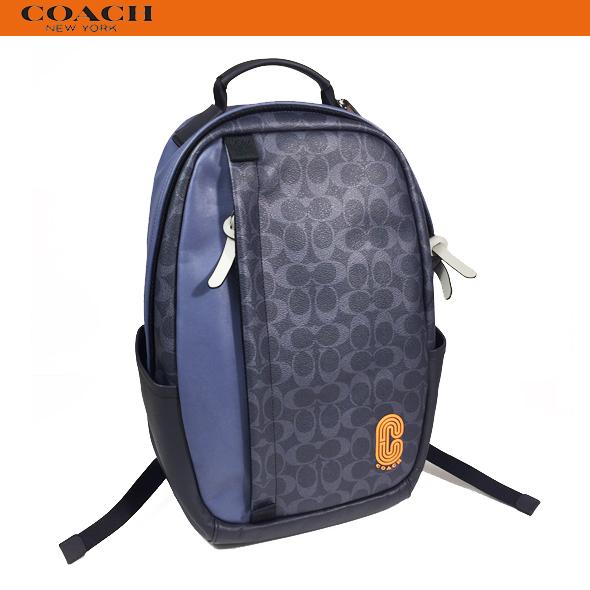 コーチ アウトレット メンズ リュックサック バックパック バッグ Coach エッジ バックパック カラーブロック シグネチャー C2961 デニム ブルー 新品 セール C2961 Qbsdq Successストア 通販 Yahoo ショッピング