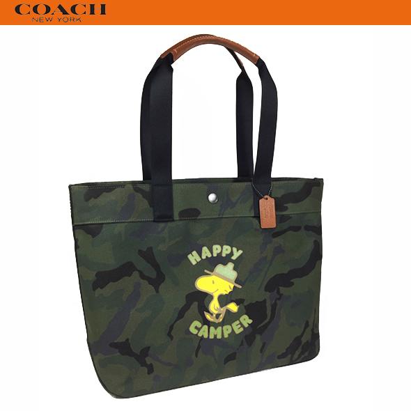 COACH コーチ ショルダー トート スヌーピー ウッドストック- COACH コーチ ショルダー トート スヌーピー ウッドストック-