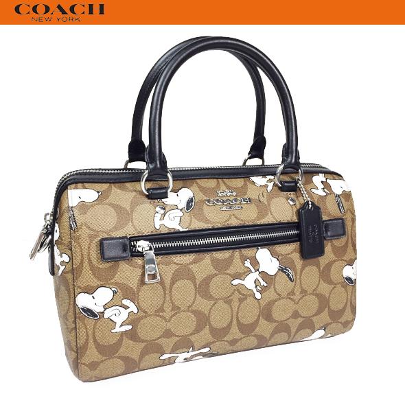 COACH X PEANUTS コーチ x スヌーピー ショルダーバッグ ハンドバッグ