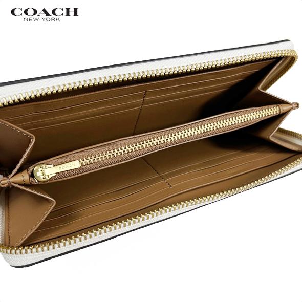 COACH コーチ 花柄 財布 長財布 アコーディオン ウォレット フローラル