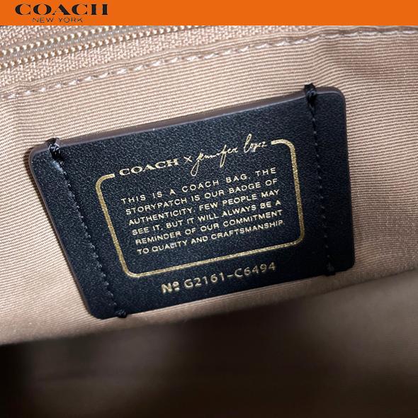 コーチ x ジェニファーロペス コラボ アウトレット レディース トートバッグ ミニバッグ COACH デンプシー 22 NYC C6494 クリーム 新品｜success0613｜09