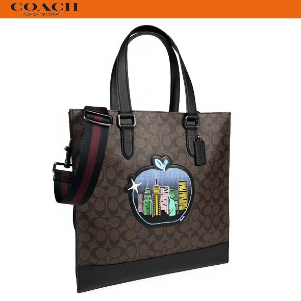 コーチ アウトレット メンズ バッグ トートバッグ Coach グラハム シグネチャー スカイライン アップル C6634 新作 新品 C6634 Qbmaa Successストア 通販 Yahoo ショッピング