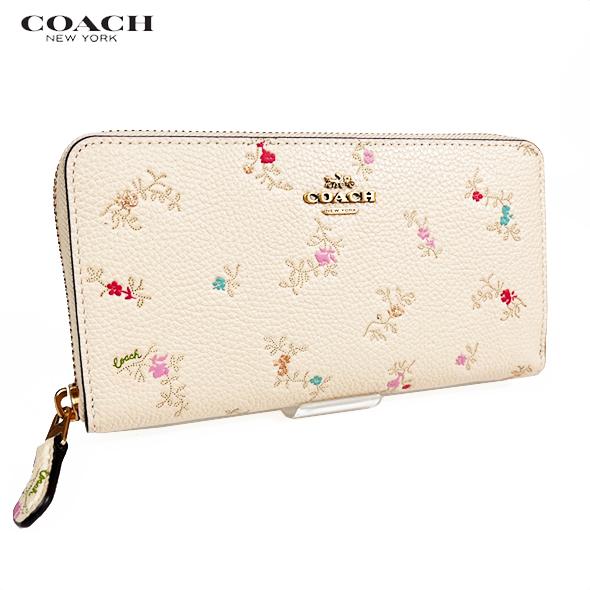 新品未使用　COACH 花柄長財布 COACH コーチ 財布 長財布 新品 新作 花柄 フローラルプリント