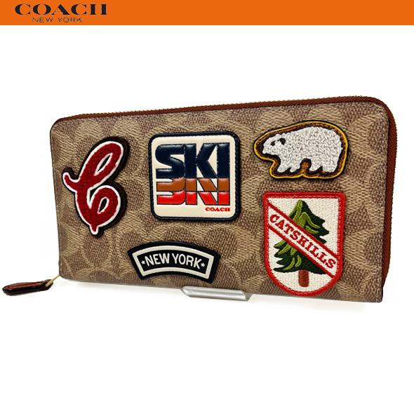 COACH（コーチ） アウトレット 財布 長財布 アコーディオン ジップ