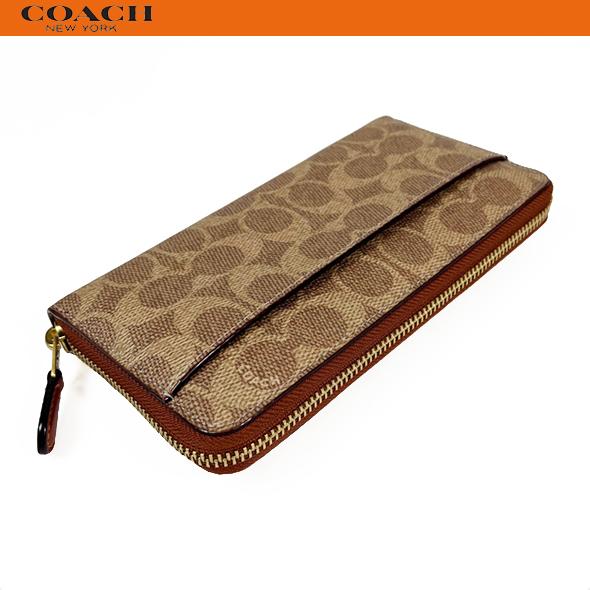 COACH（コーチ） アウトレット 財布 長財布 アコーディオン ジップ