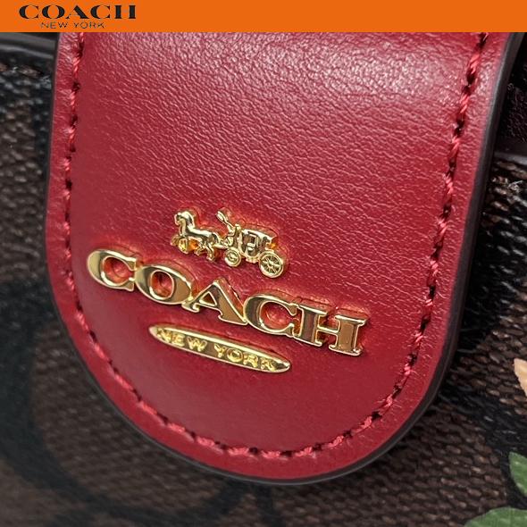 コーチ アウトレット レディース 花柄 財布 二つ折り財布 COACH