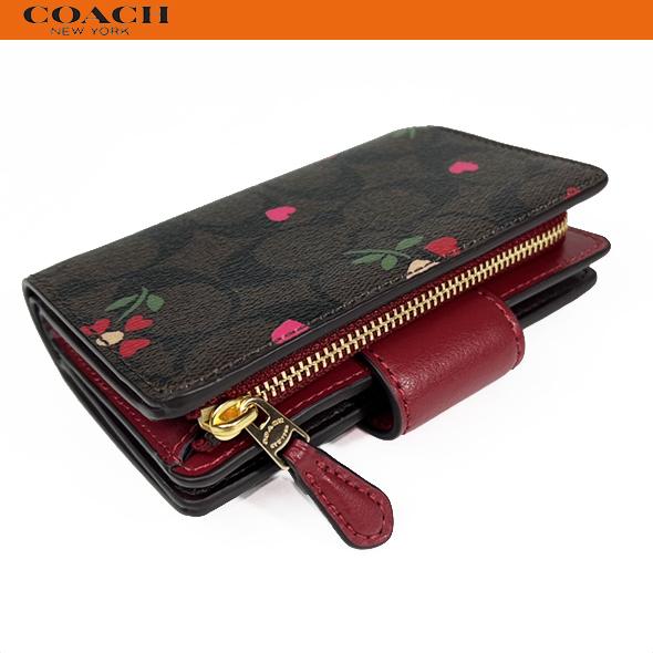 コーチ アウトレット レディース 花柄 財布 二つ折り財布 COACH