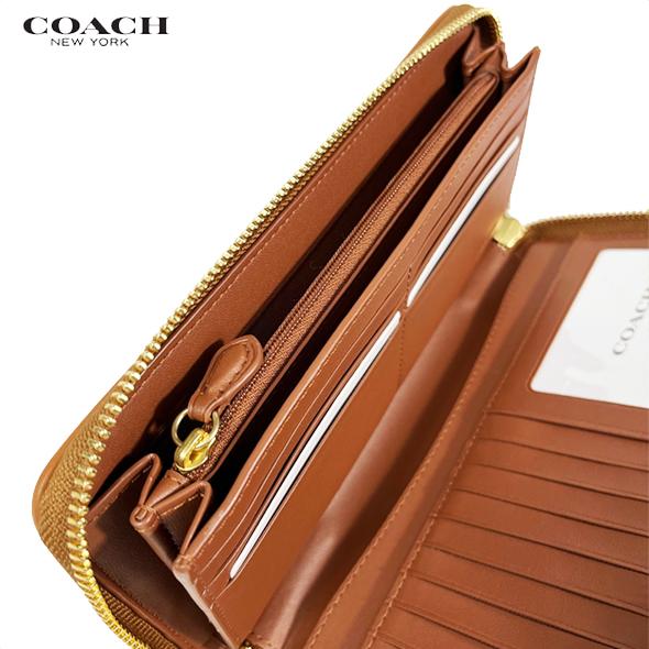 COACH（コーチ） 財布 長財布 コンチネンタル ウォレット レインボー