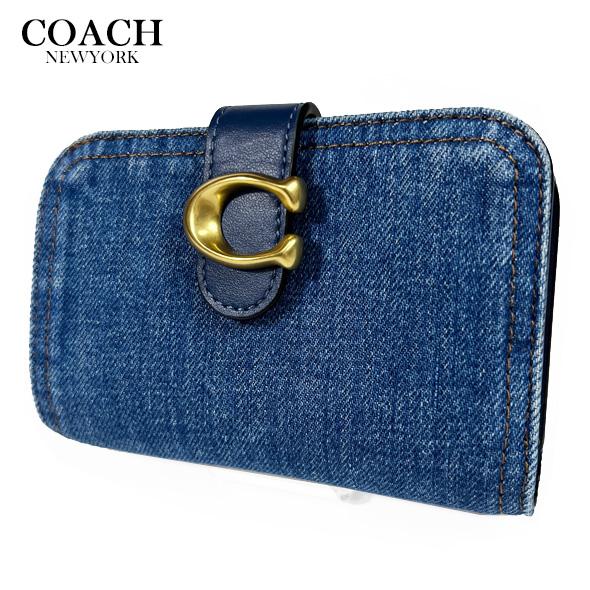 COACH（コーチ） 財布 二つ折り財布 タビー ウォレット CAN58 ディープ