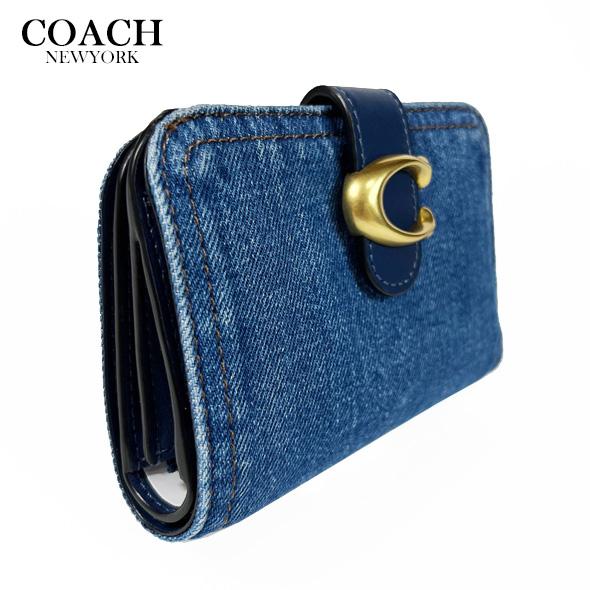 COACH（コーチ） 財布 二つ折り財布 タビー ウォレット CAN58 ディープ