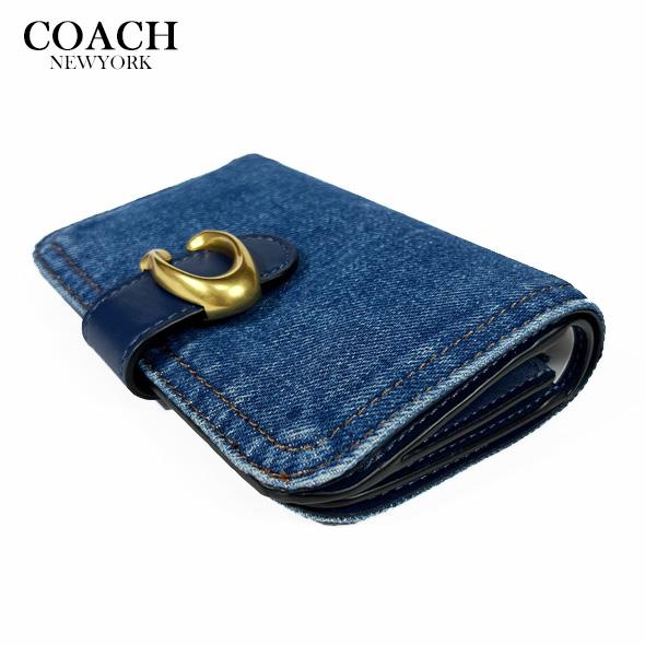 COACH（コーチ） 財布 二つ折り財布 タビー ウォレット CAN58 ディープ