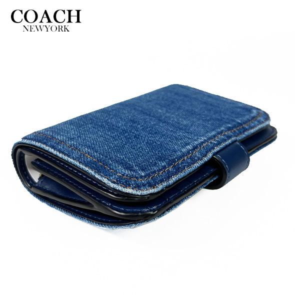 COACH（コーチ） 財布 二つ折り財布 タビー ウォレット CAN58 ディープ