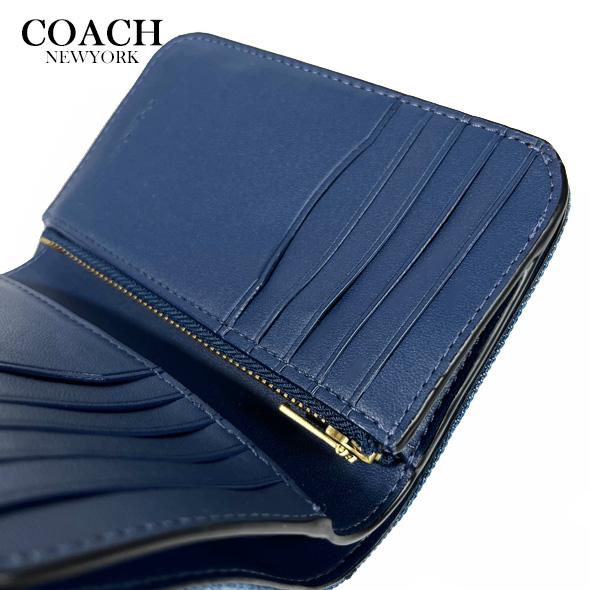 COACH（コーチ） 財布 二つ折り財布 タビー ウォレット CAN58 ディープ