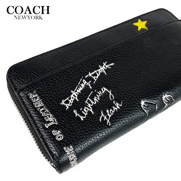 コーチ　アコーディオンブラック長財布G①【新品未使用】 COACH（コーチ） メンズ 財布 長財布 アコーディオン ウォレット