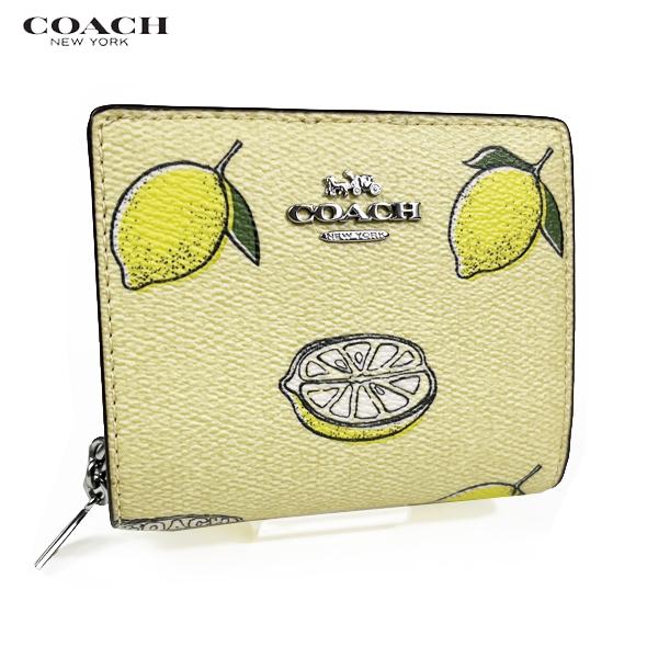 COACH コーチ レディース 花柄 財布 二つ折り財布 スナップ