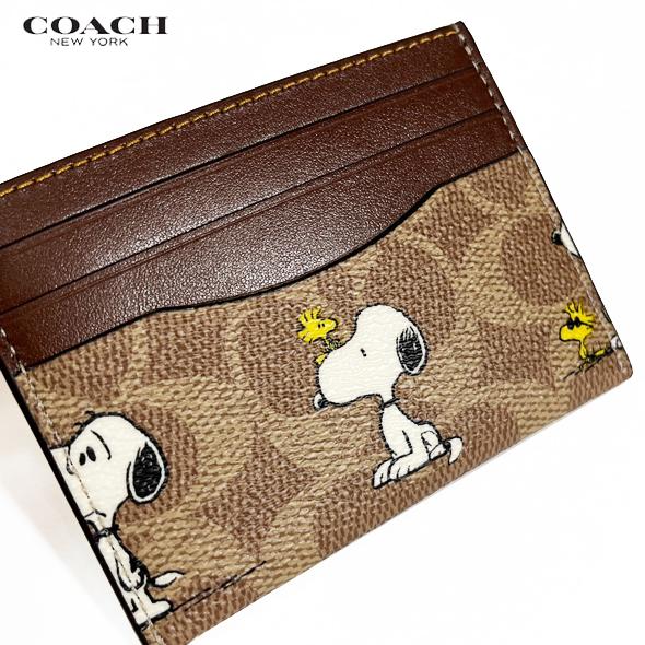 coach SNOOPYカードケース 公式】コーチアウトレット | 【COACH X PEANUTS】ジップ カード