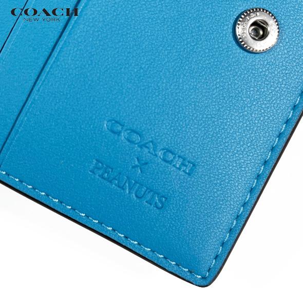 COACH X PEANUTS コーチ x スヌーピー コラボ ミニ 財布 二